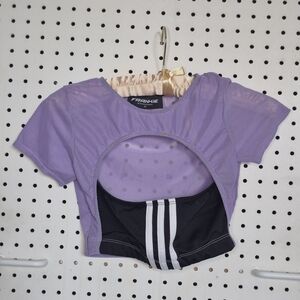 Frankie Collective Purple and Black Top